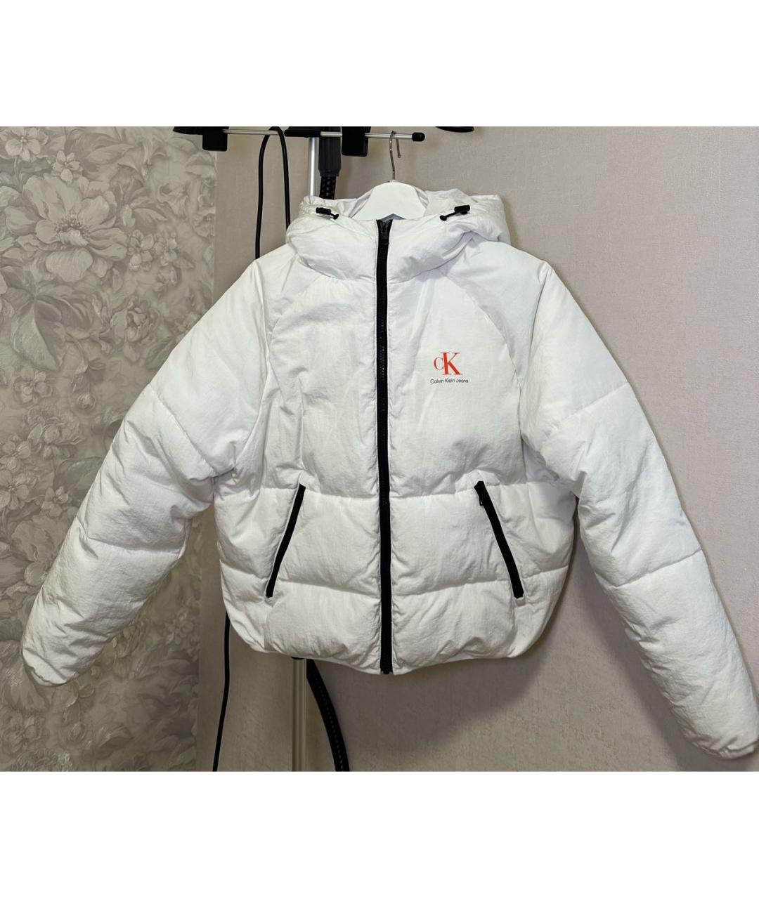 CALVIN KLEIN Белая куртка, фото 5