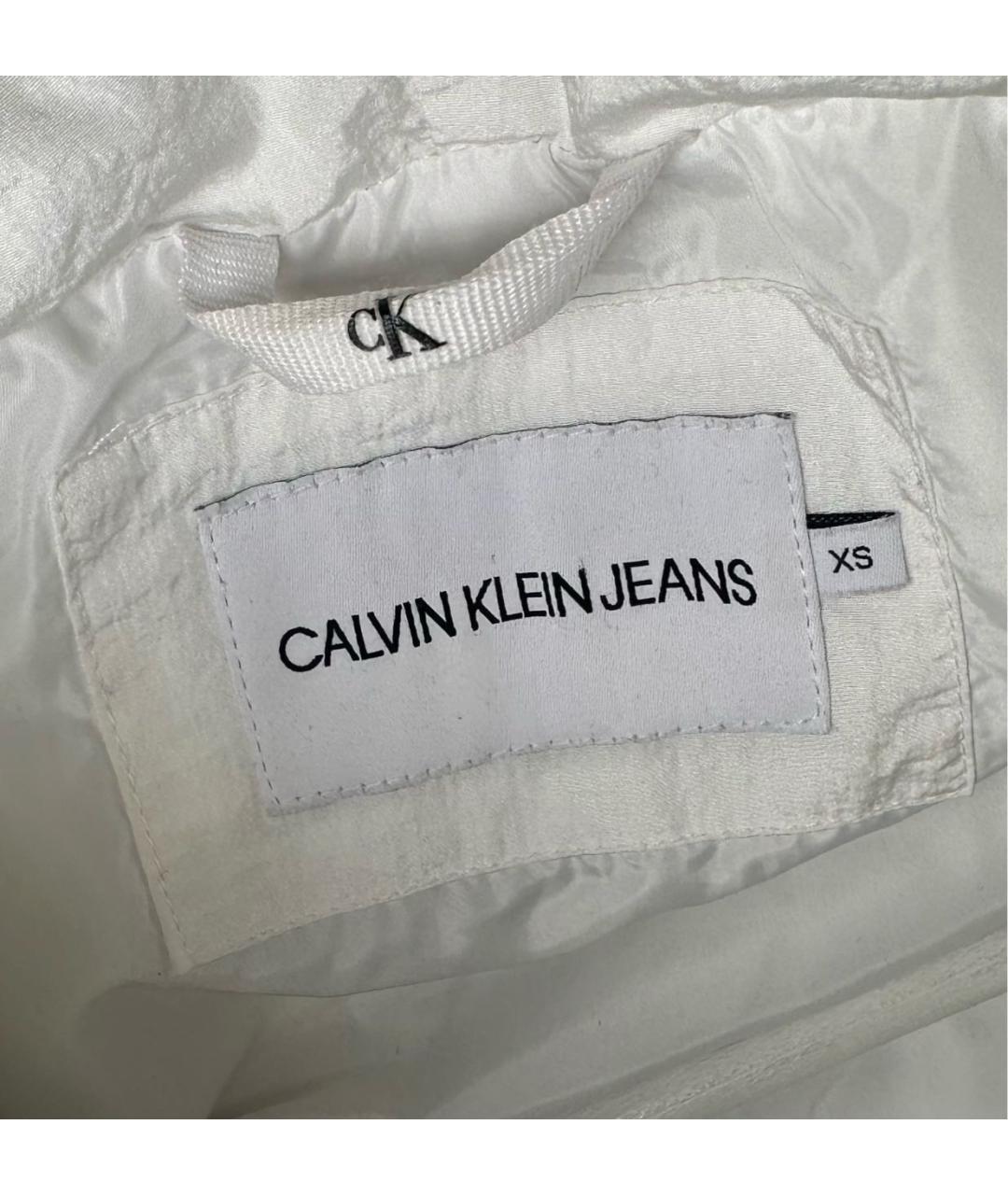 CALVIN KLEIN Белая куртка, фото 3