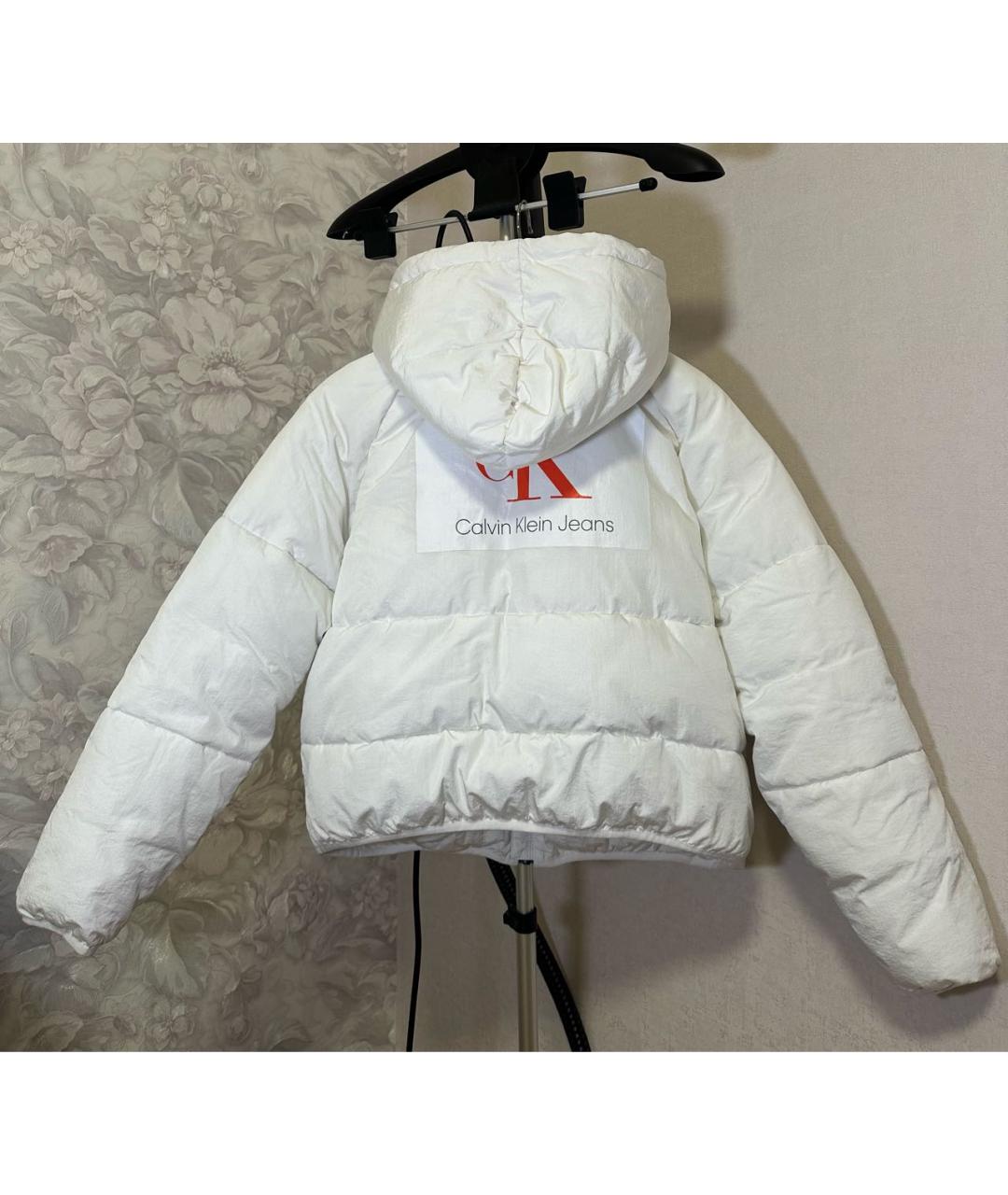 CALVIN KLEIN Белая куртка, фото 2