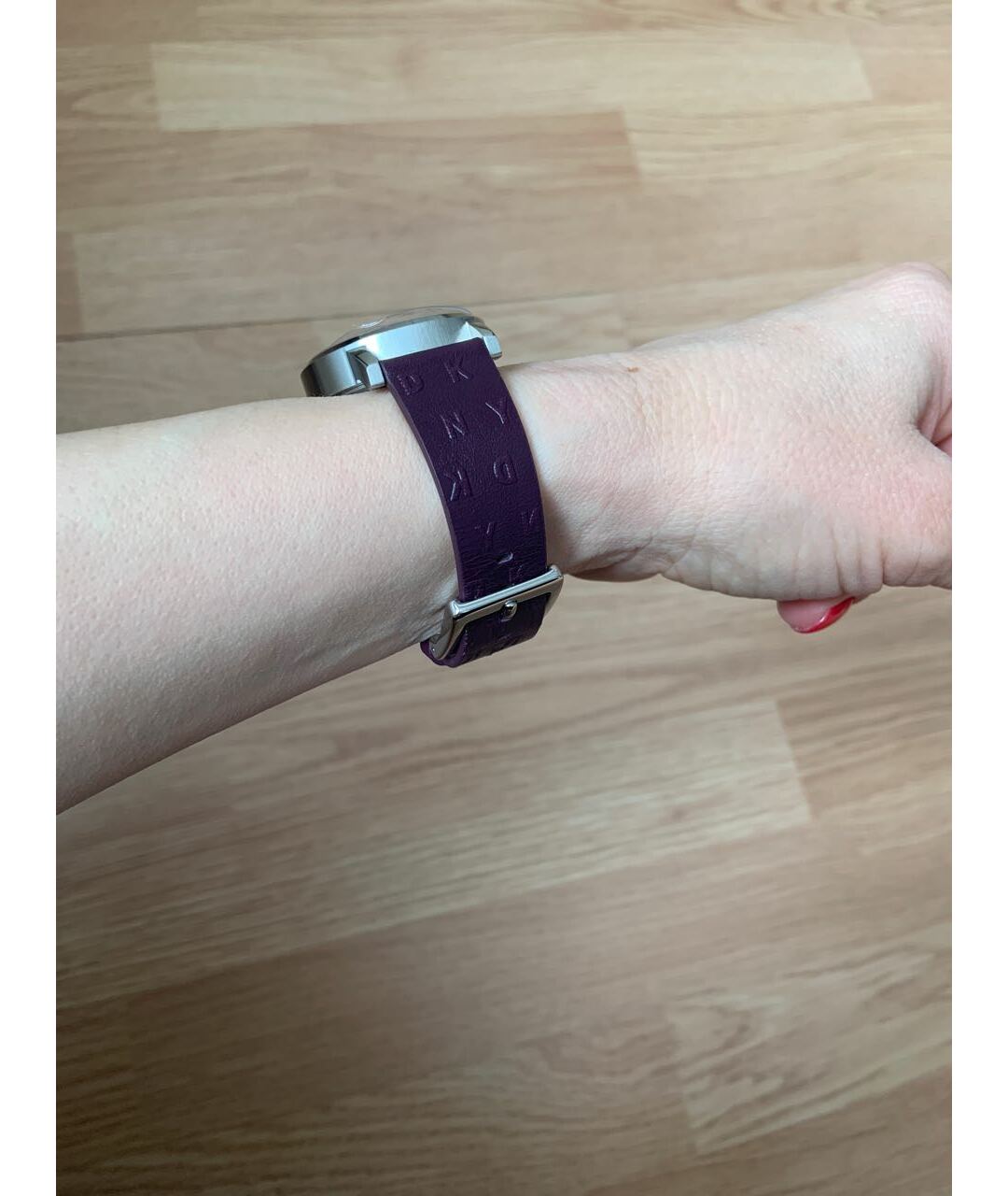 DKNY Фиолетовые стальные часы, фото 6