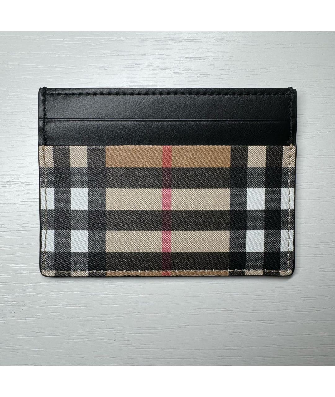 BURBERRY Коричневый кожаный кардхолдер, фото 6