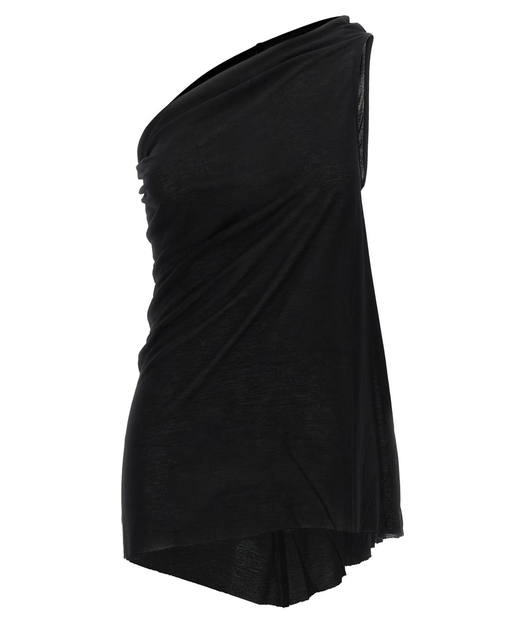 RICK OWENS Черная вискозная блузы, фото 1