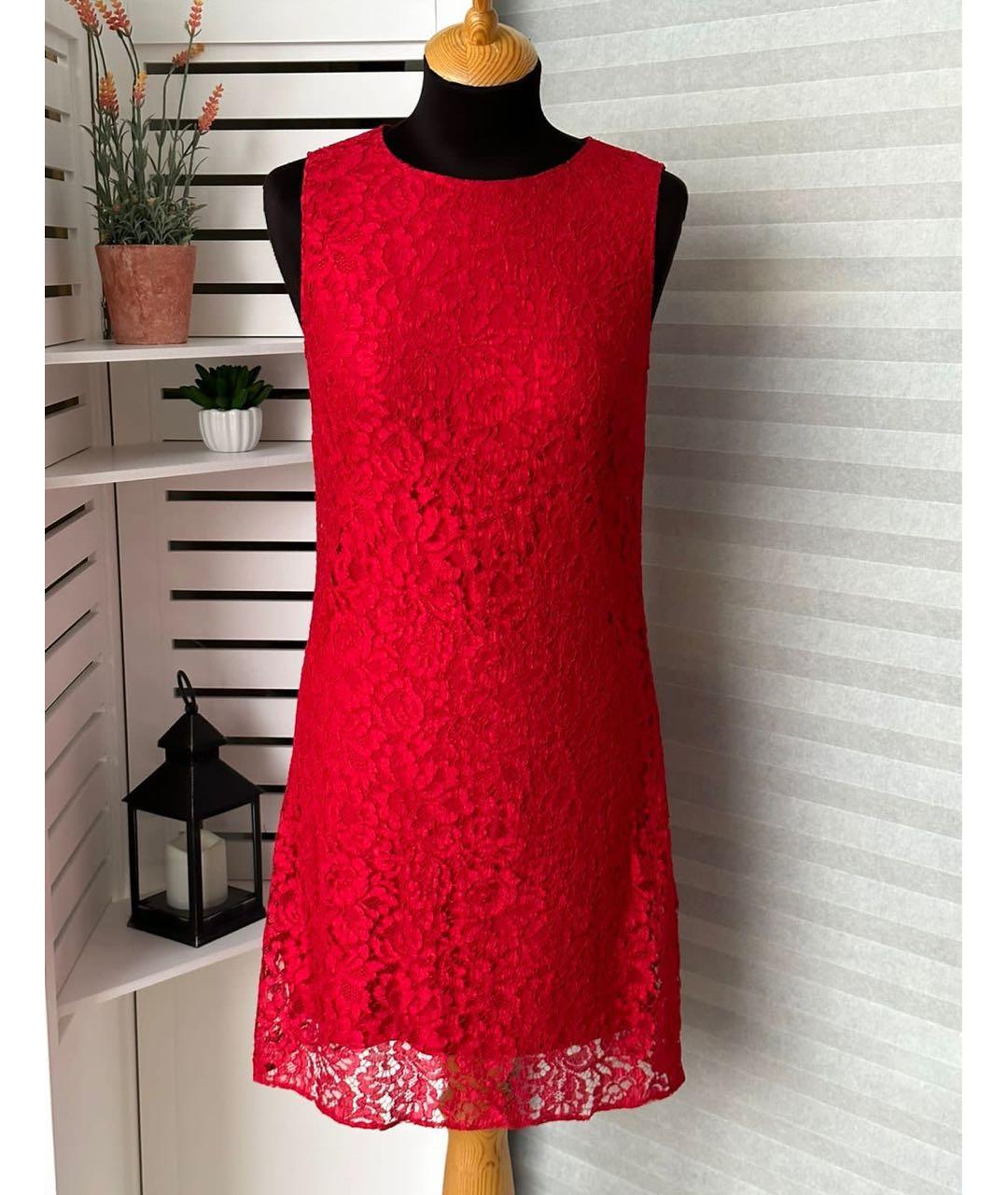 DOLCE&GABBANA Красное хлопковое вечернее платье, фото 9