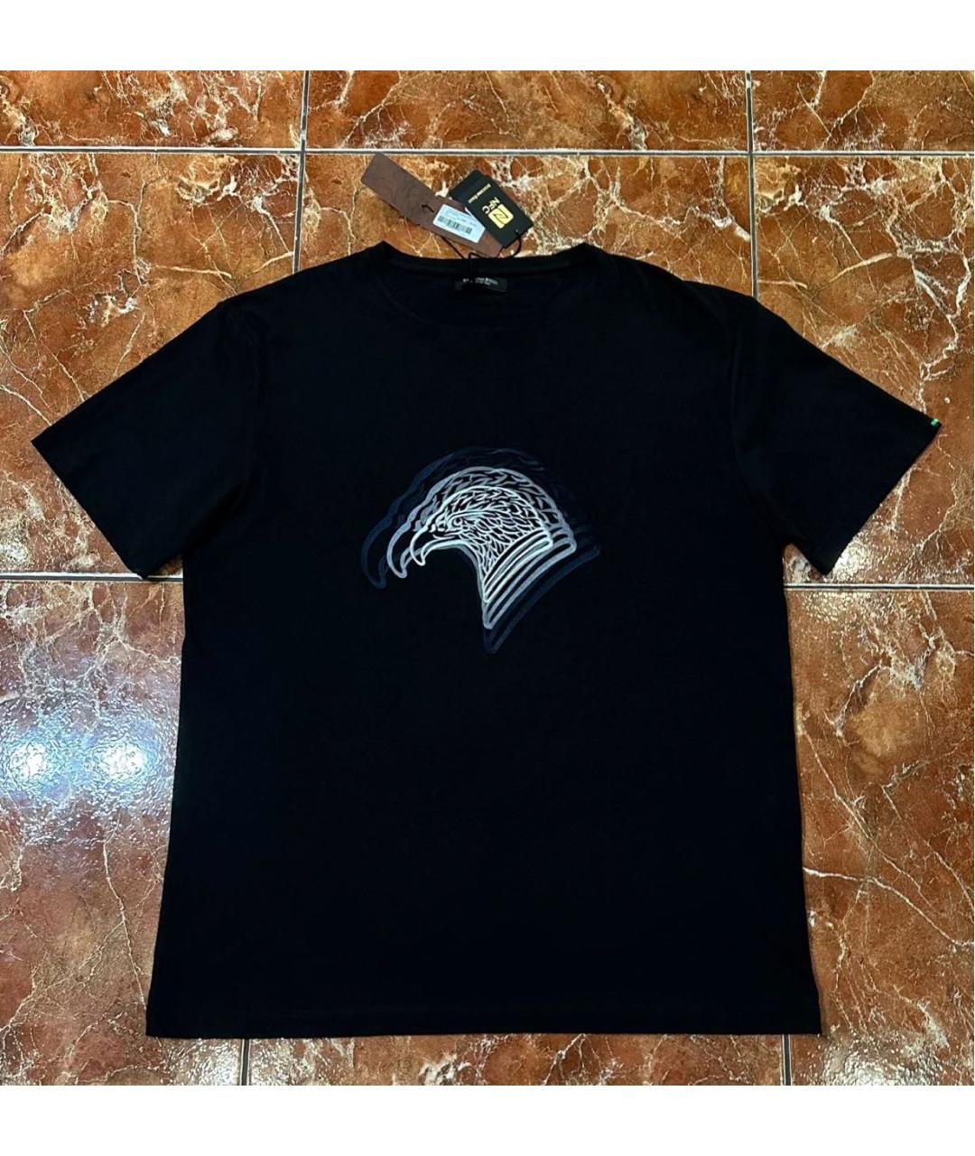 STEFANO RICCI Черная футболка, фото 9