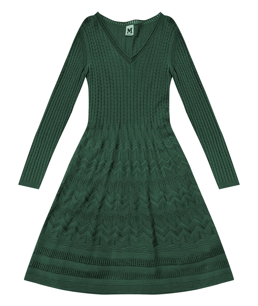 M MISSONI Зеленые повседневное платье, фото 1