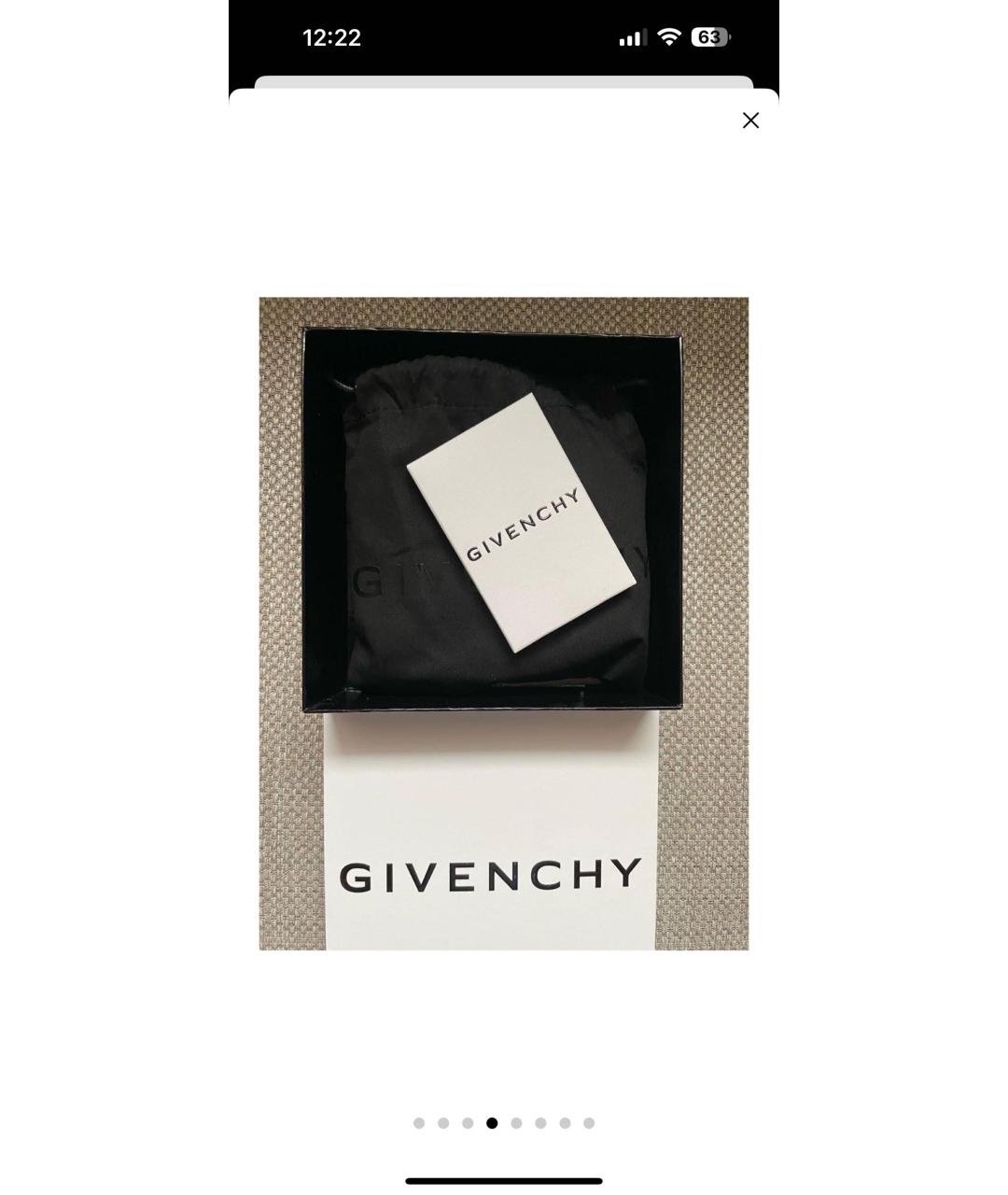 GIVENCHY Черный кожаный ремень, фото 5