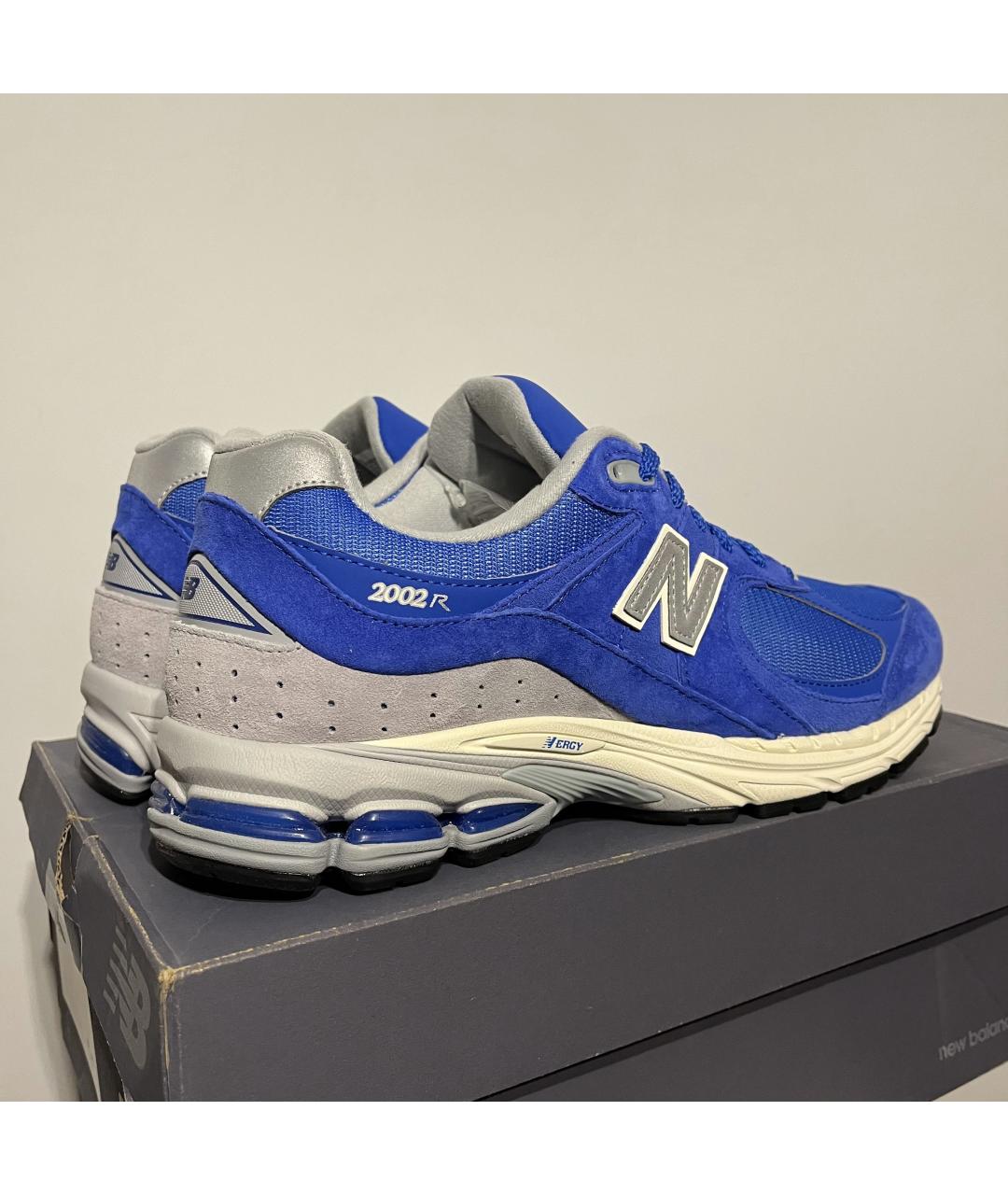 NEW BALANCE Синие замшевые низкие кроссовки / кеды, фото 6