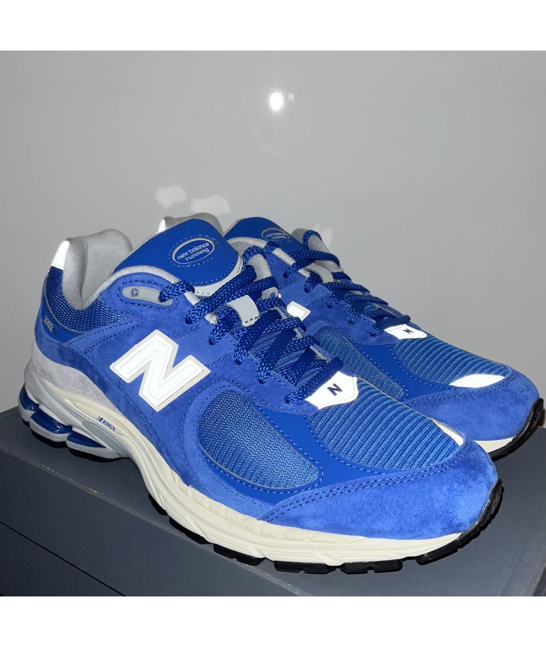 NEW BALANCE Синие замшевые низкие кроссовки / кеды, фото 5