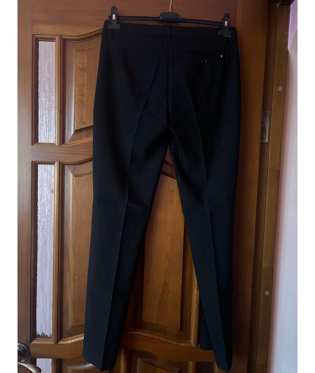SPORTMAX Черные прямые брюки, фото 3