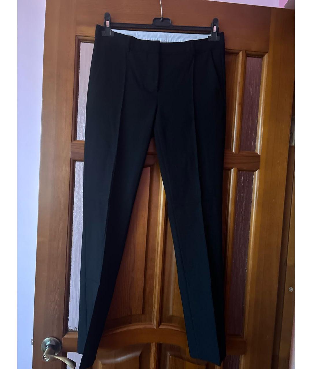 SPORTMAX Черные прямые брюки, фото 9
