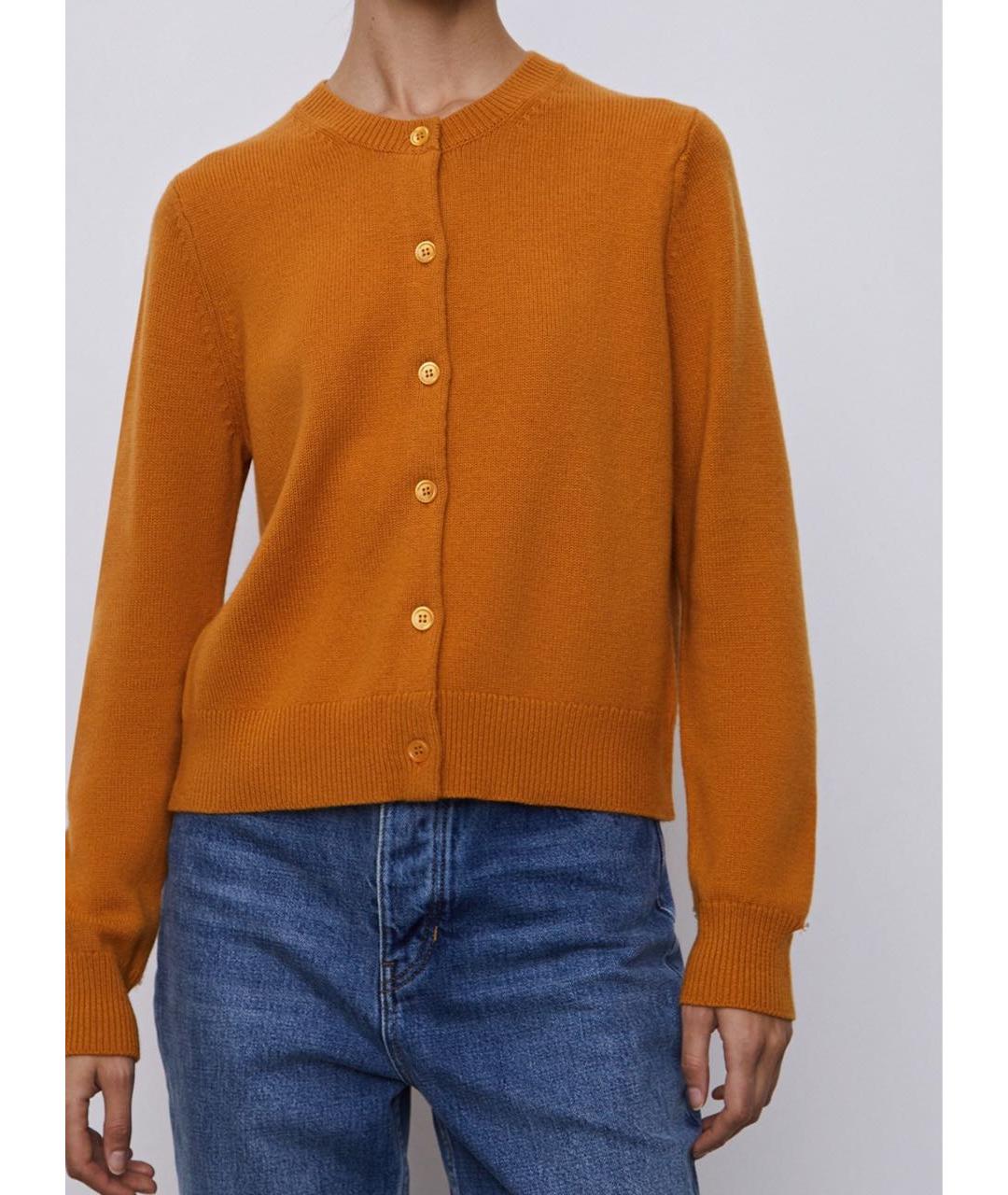 12 STOREEZ Оранжевый шерстяной кардиган, фото 5