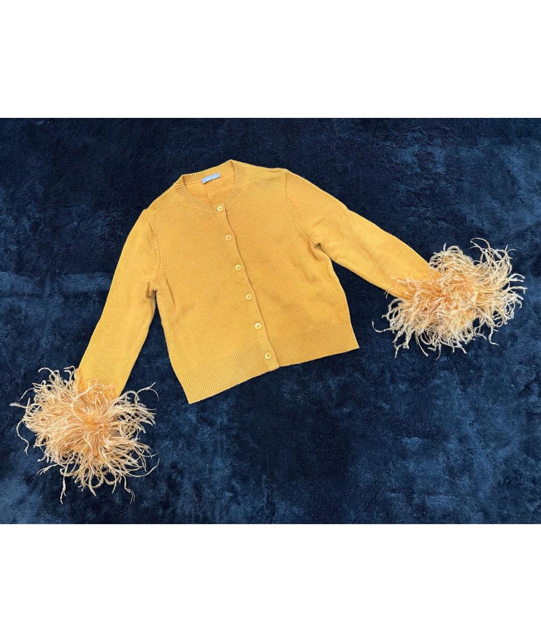 12 STOREEZ Оранжевый шерстяной кардиган, фото 6