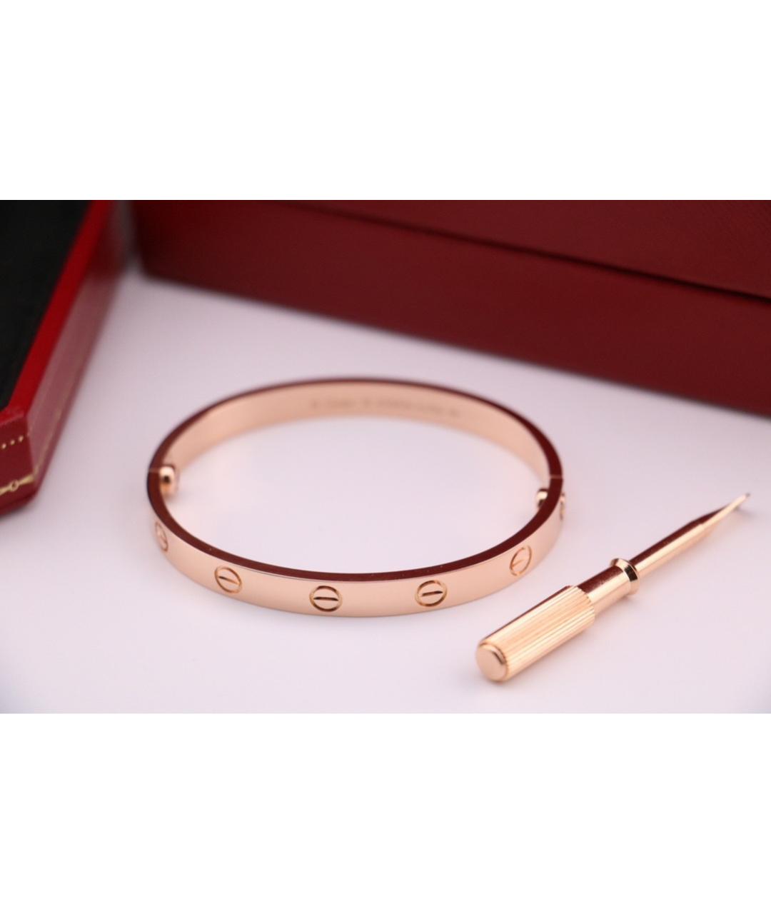 CARTIER Золотой браслет из розового золота, фото 4