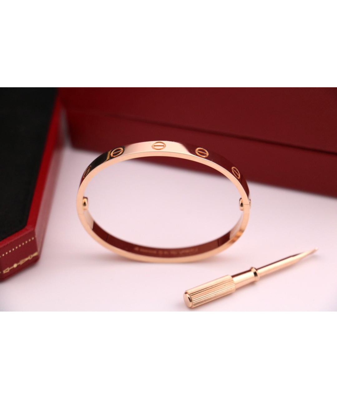 CARTIER Золотой браслет из розового золота, фото 3