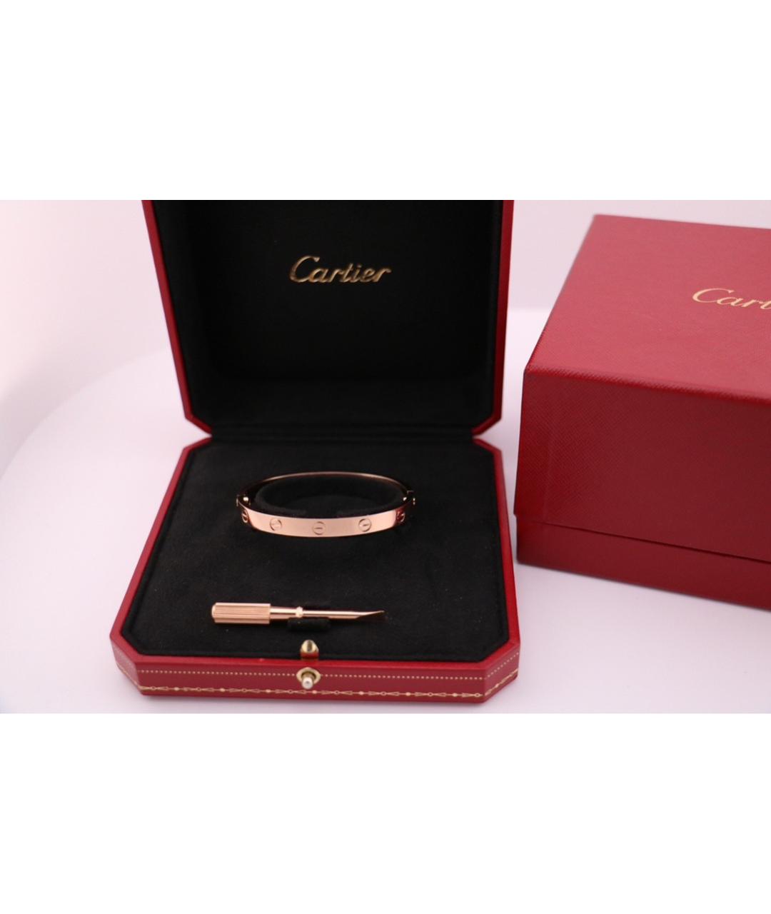 CARTIER Золотой браслет из розового золота, фото 5