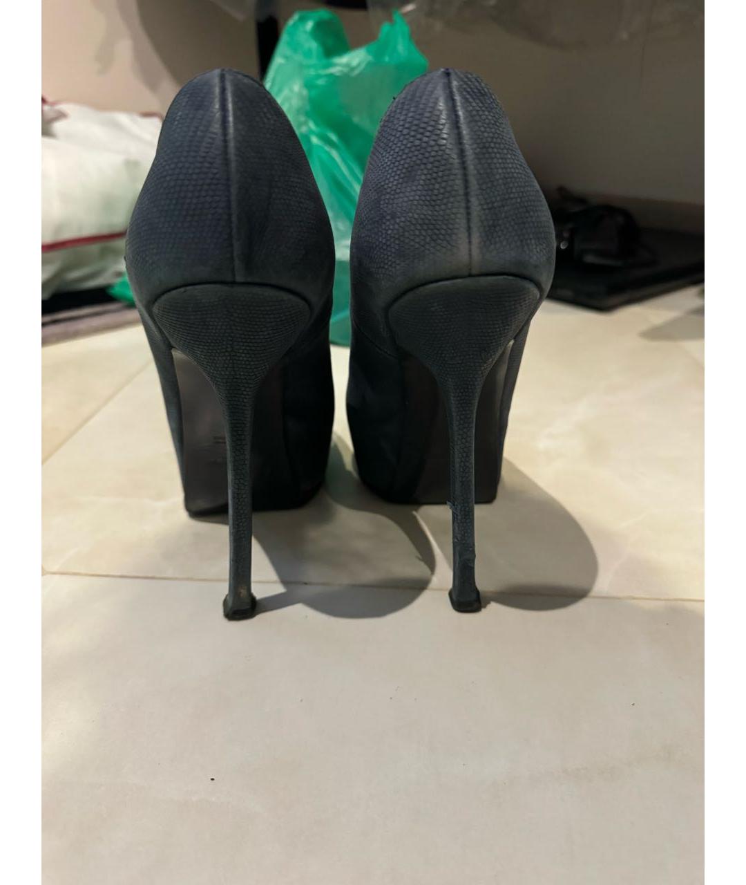 SAINT LAURENT Синие туфли, фото 4