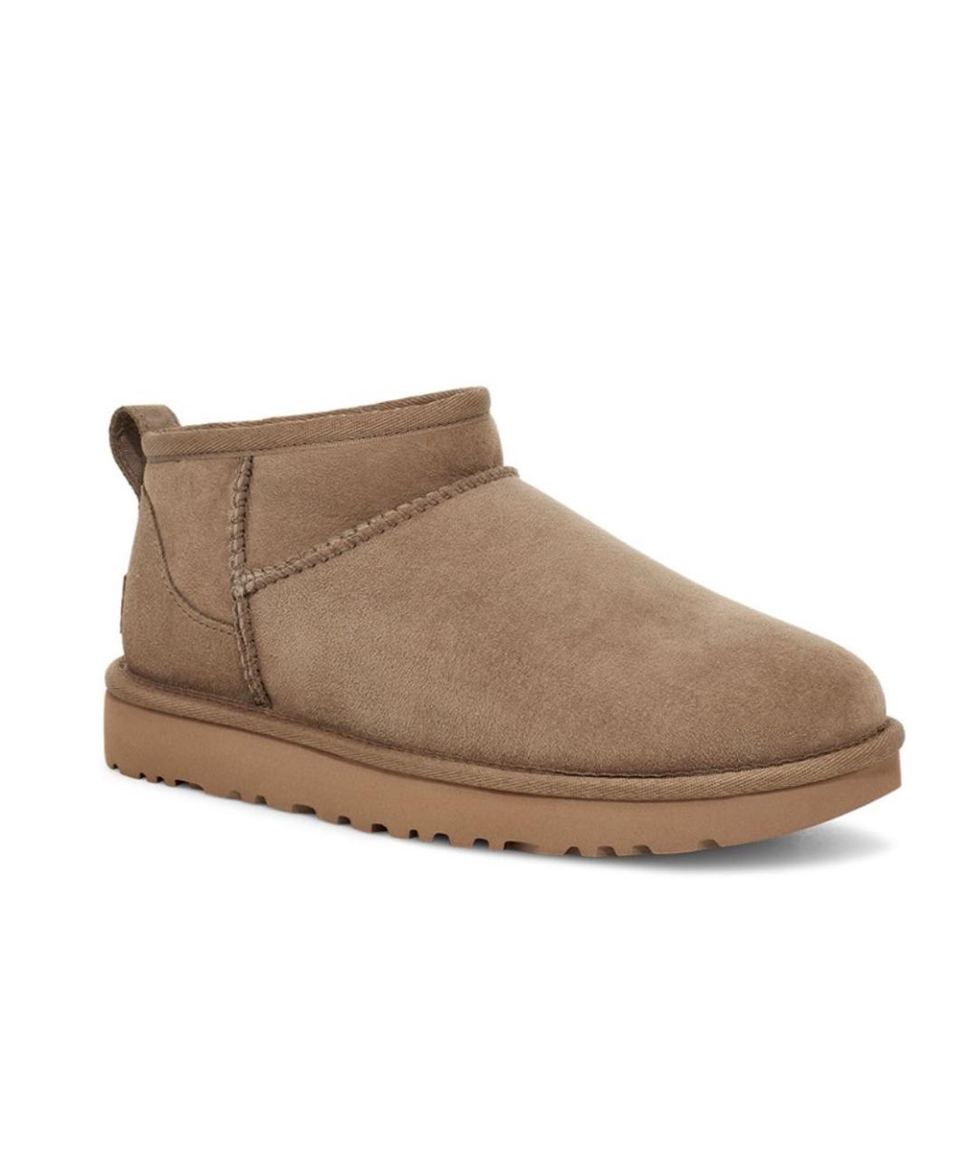 UGG AUSTRALIA Хаки замшевые ботинки, фото 2