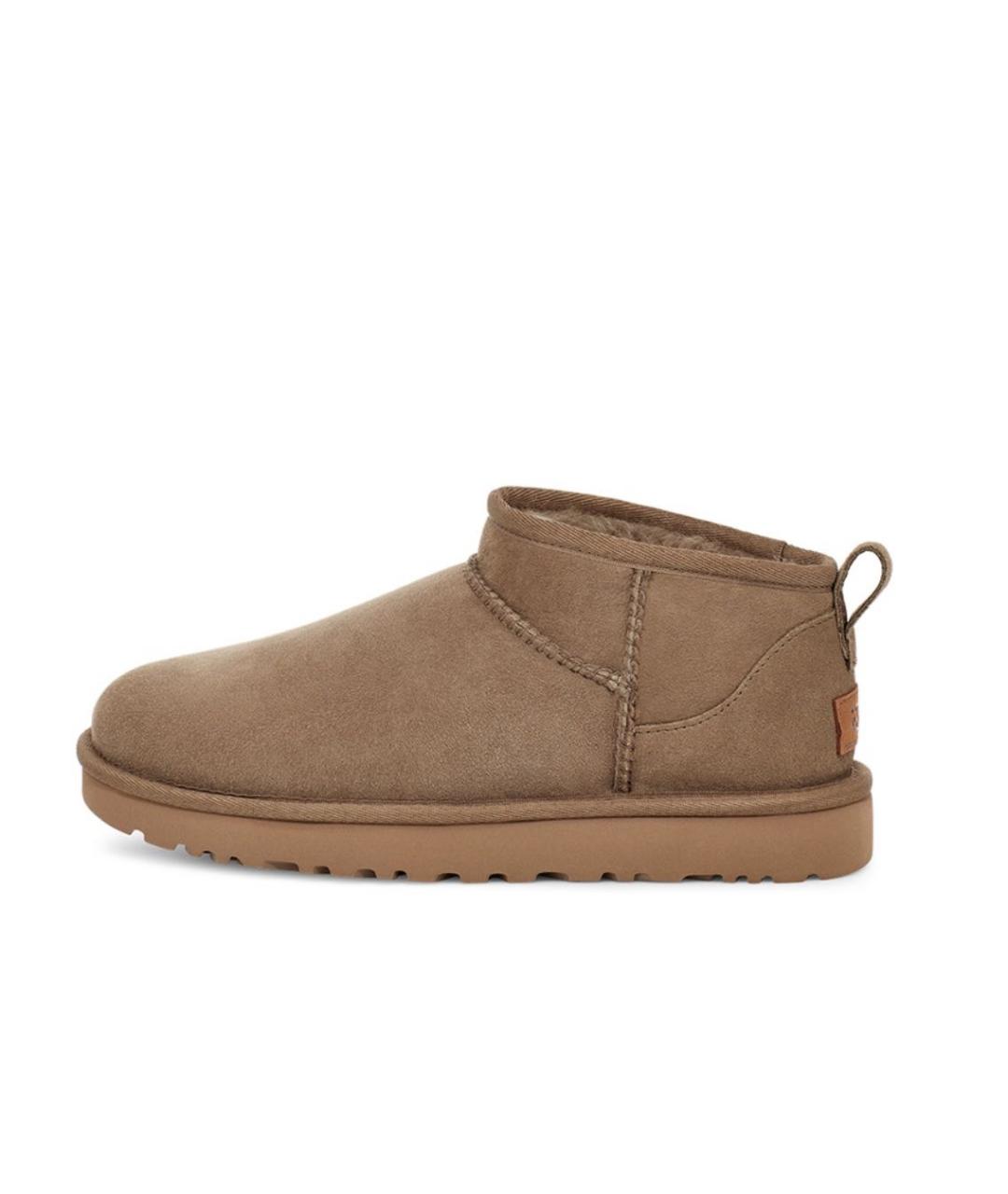 UGG AUSTRALIA Хаки замшевые ботинки, фото 3