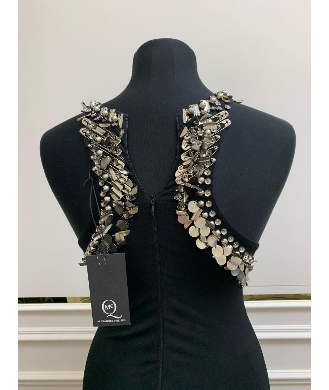 ALEXANDER MCQUEEN Черное платье, фото 6