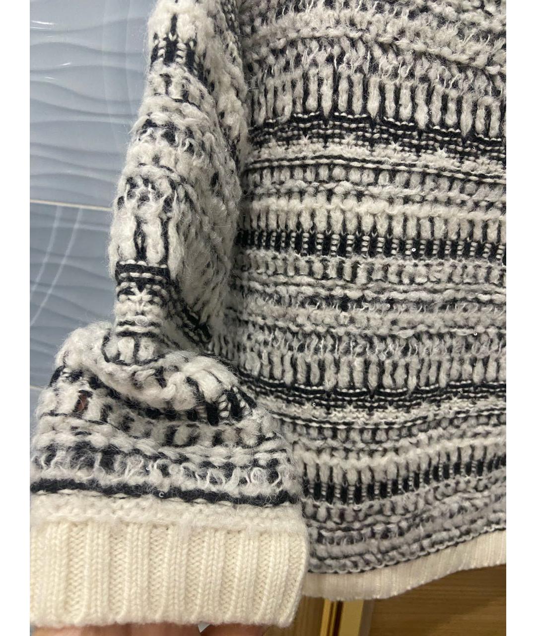 GENTRY PORTOFINO Серый шерстяной джемпер / свитер, фото 3