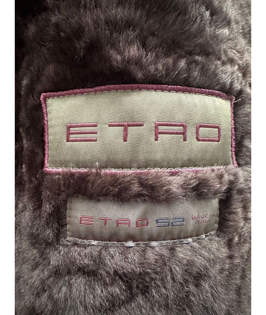 ETRO Коричневая меховая дубленка/шуба, фото 8