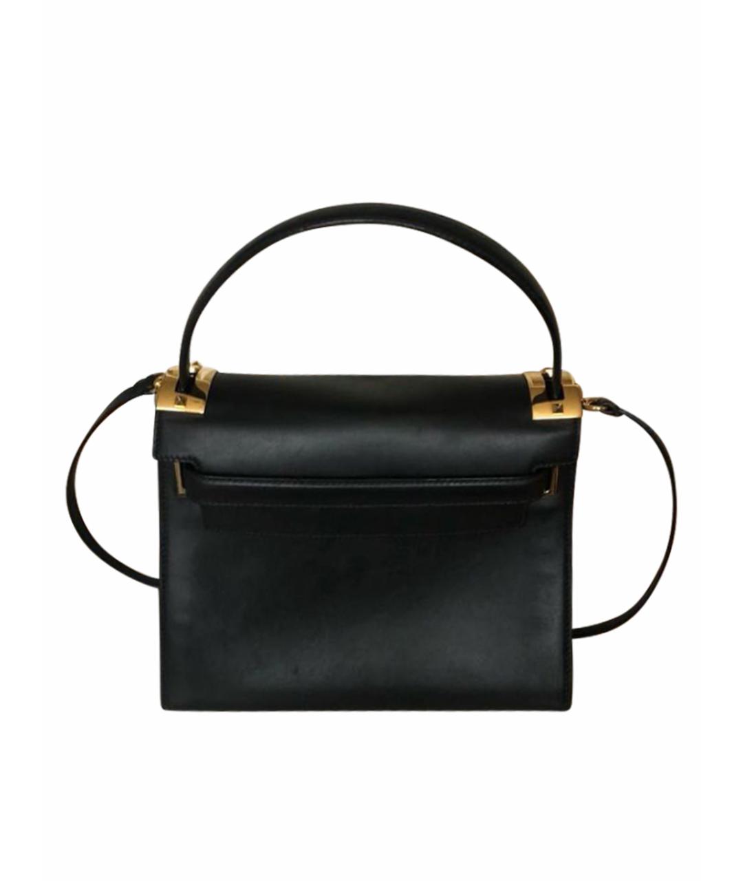 VALENTINO Черная кожаная сумка через плечо, фото 1