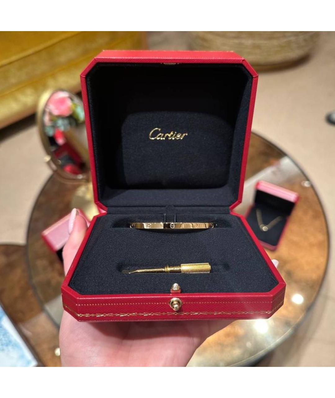 CARTIER Золотой браслет из желтого золота, фото 3