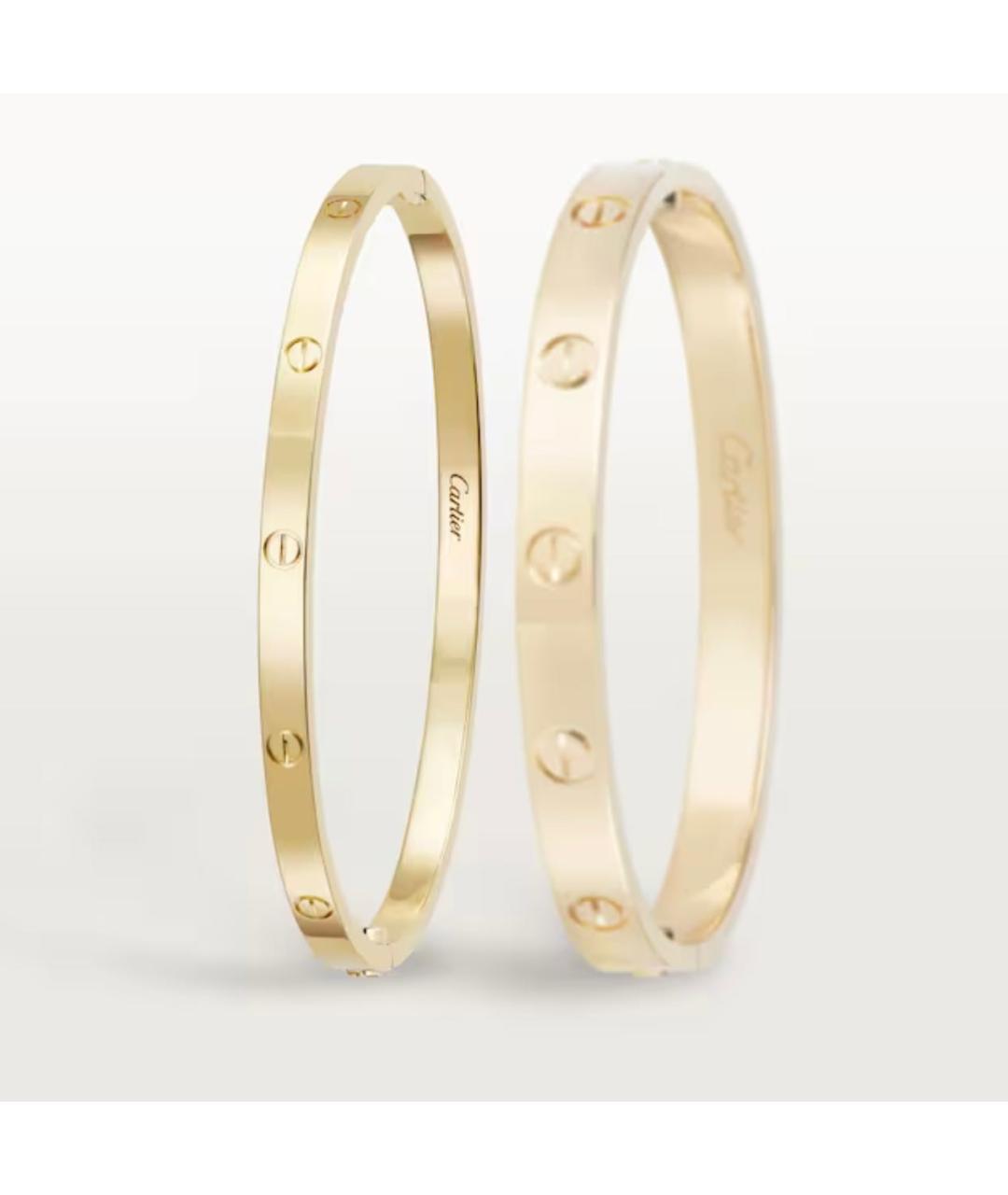 CARTIER Золотой браслет из желтого золота, фото 2