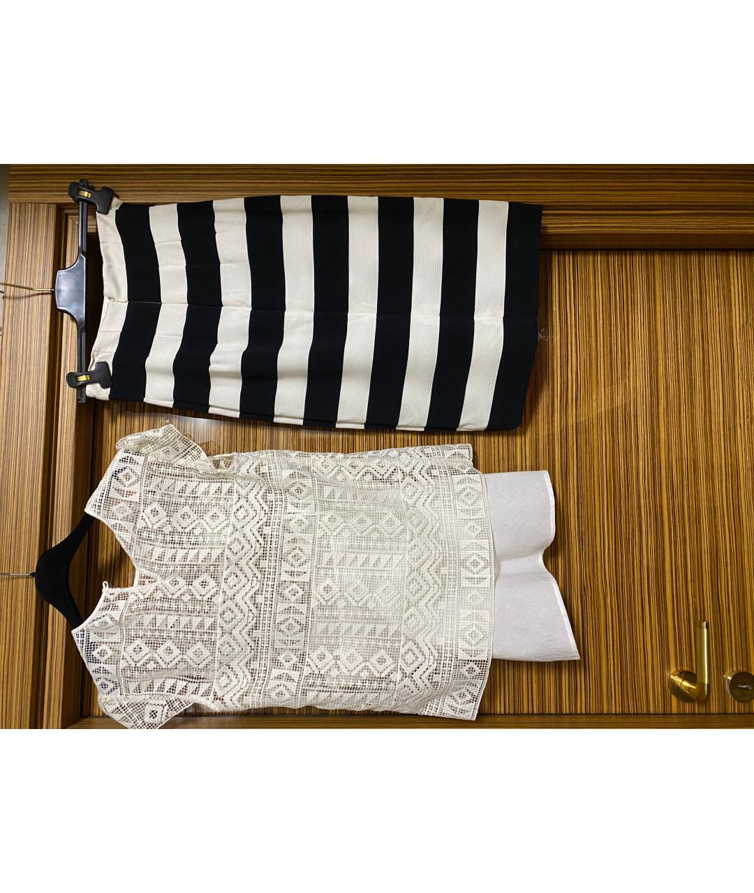 PHILOSOPHY DI LORENZO SERAFINI Белый вискозный костюм с юбками, фото 2