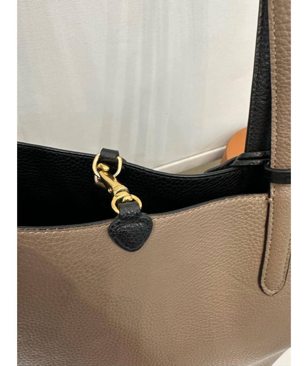 RALPH LAUREN Кожаная сумка тоут, фото 8