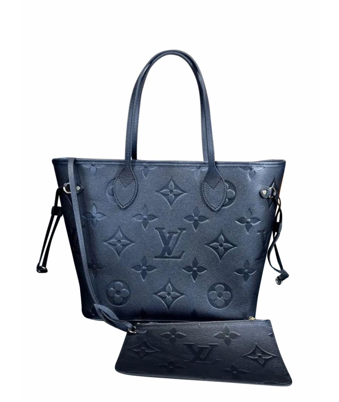 LOUIS VUITTON PRE-OWNED Черная кожаная сумка тоут, фото 1