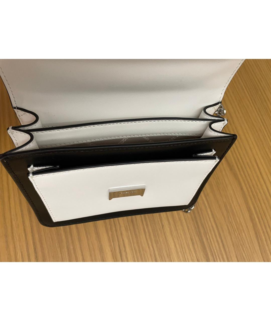 MICHAEL KORS Серая кожаная сумка через плечо, фото 8