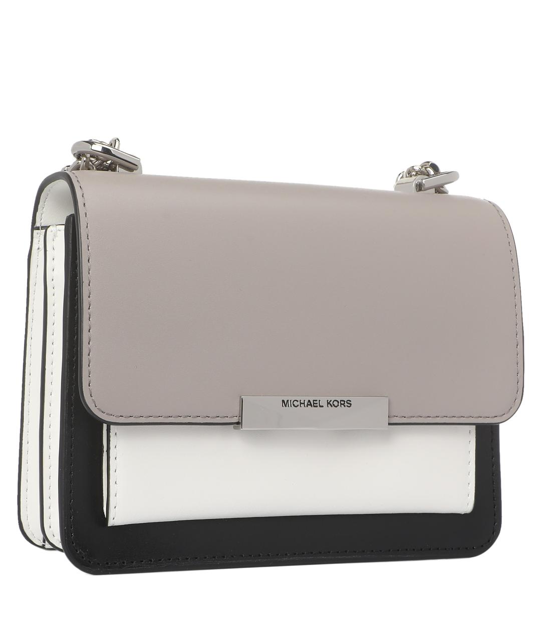 MICHAEL KORS Серая кожаная сумка через плечо, фото 2