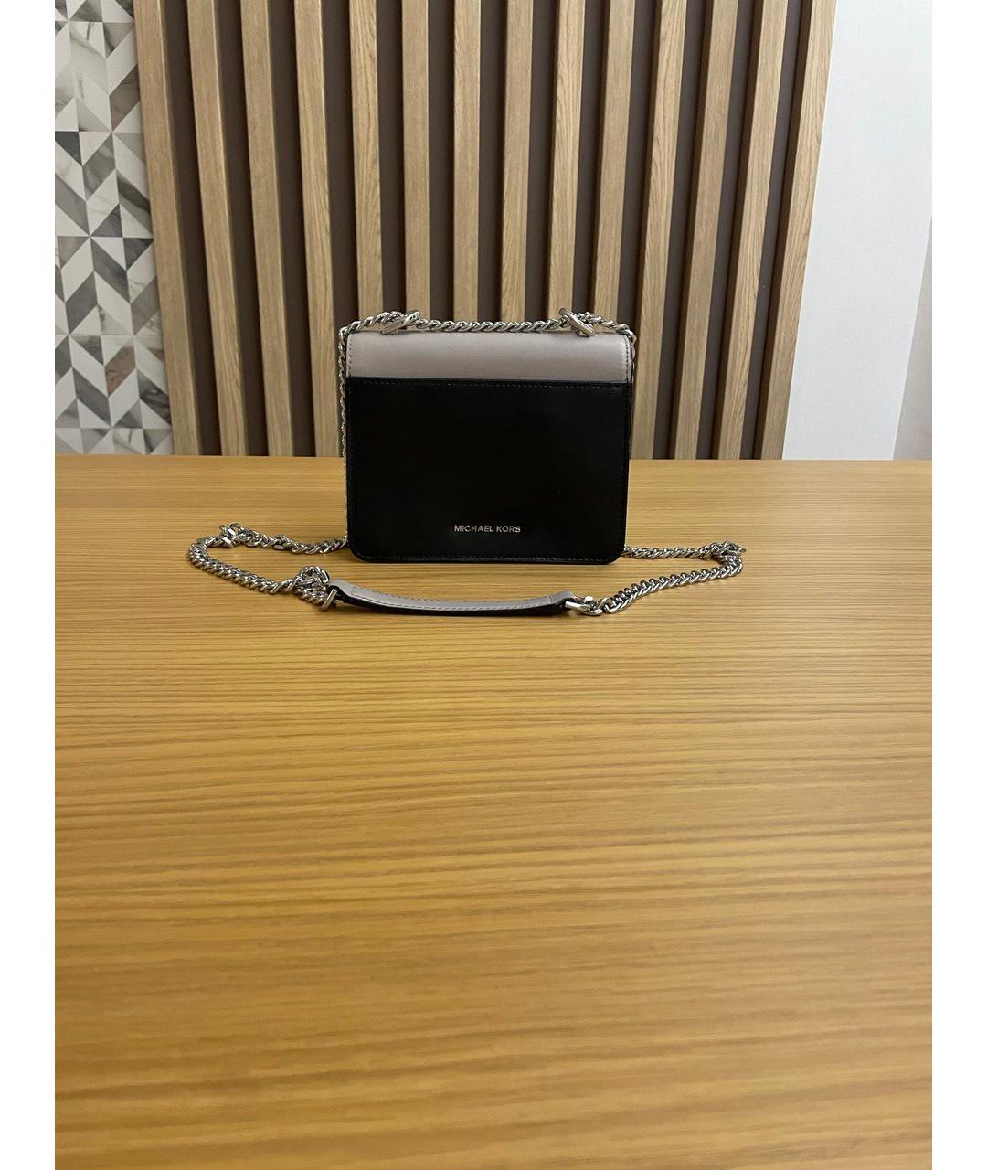 MICHAEL KORS Серая кожаная сумка через плечо, фото 5