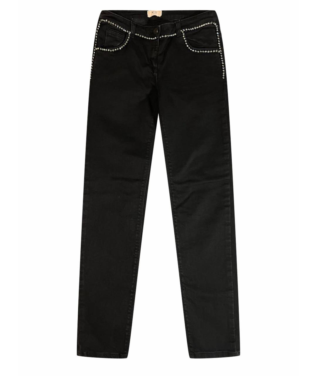 Nº21 KIDS Черные хлопковые детские джинсы, фото 1
