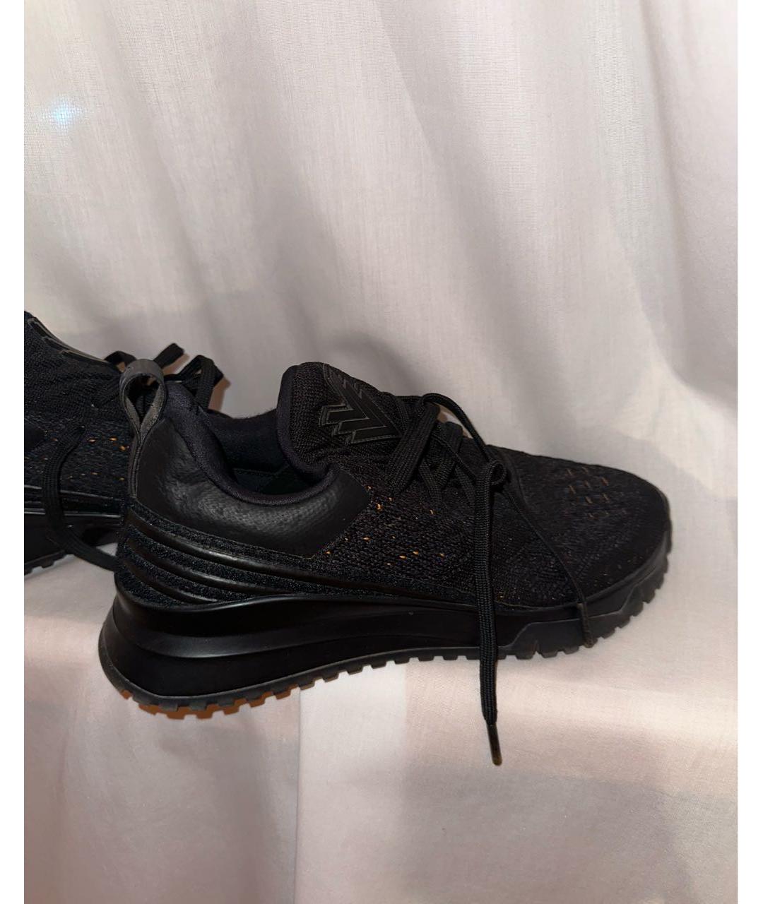 LOUIS VUITTON PRE-OWNED Черные низкие кроссовки / кеды, фото 8