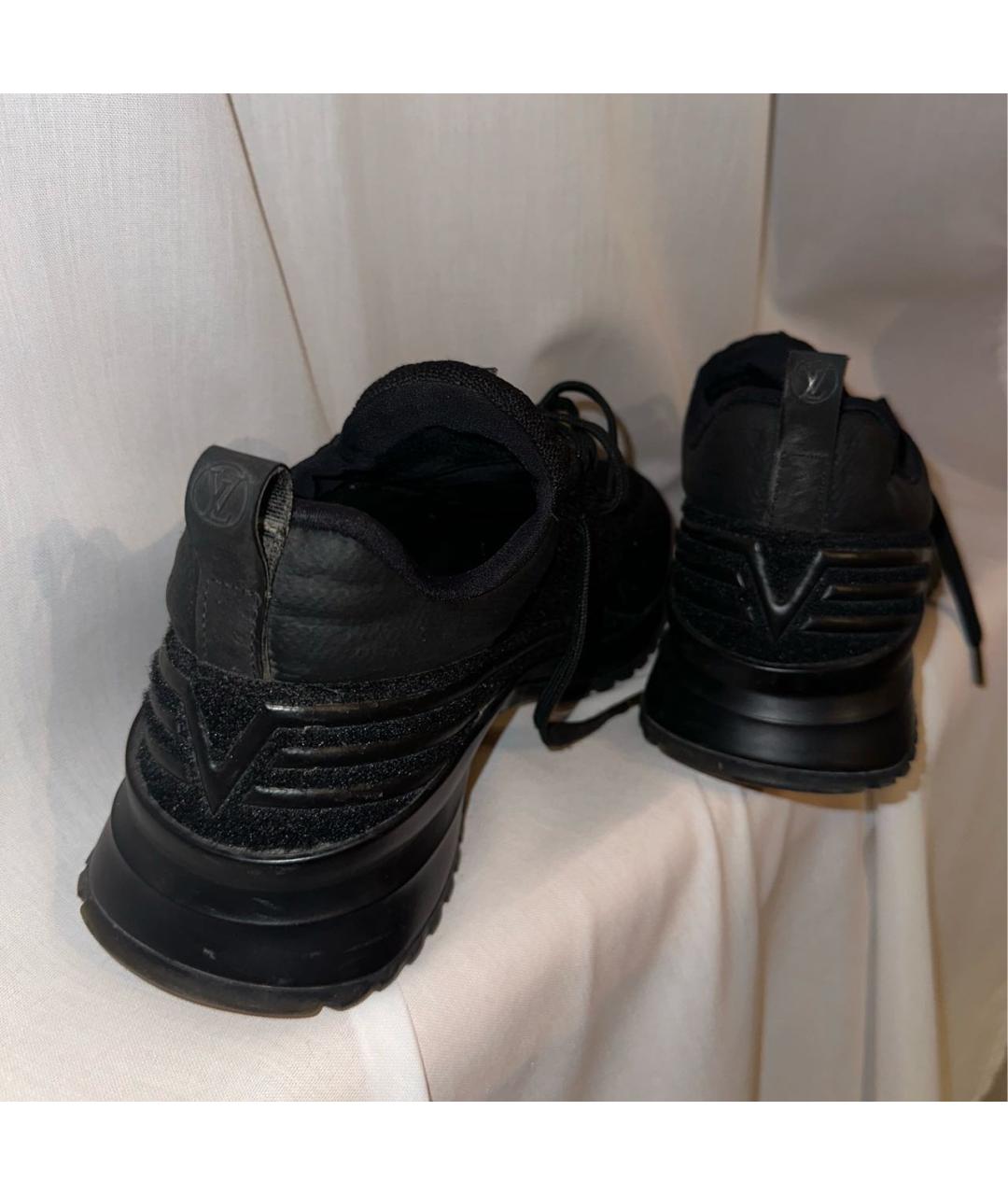 LOUIS VUITTON PRE-OWNED Черные низкие кроссовки / кеды, фото 3