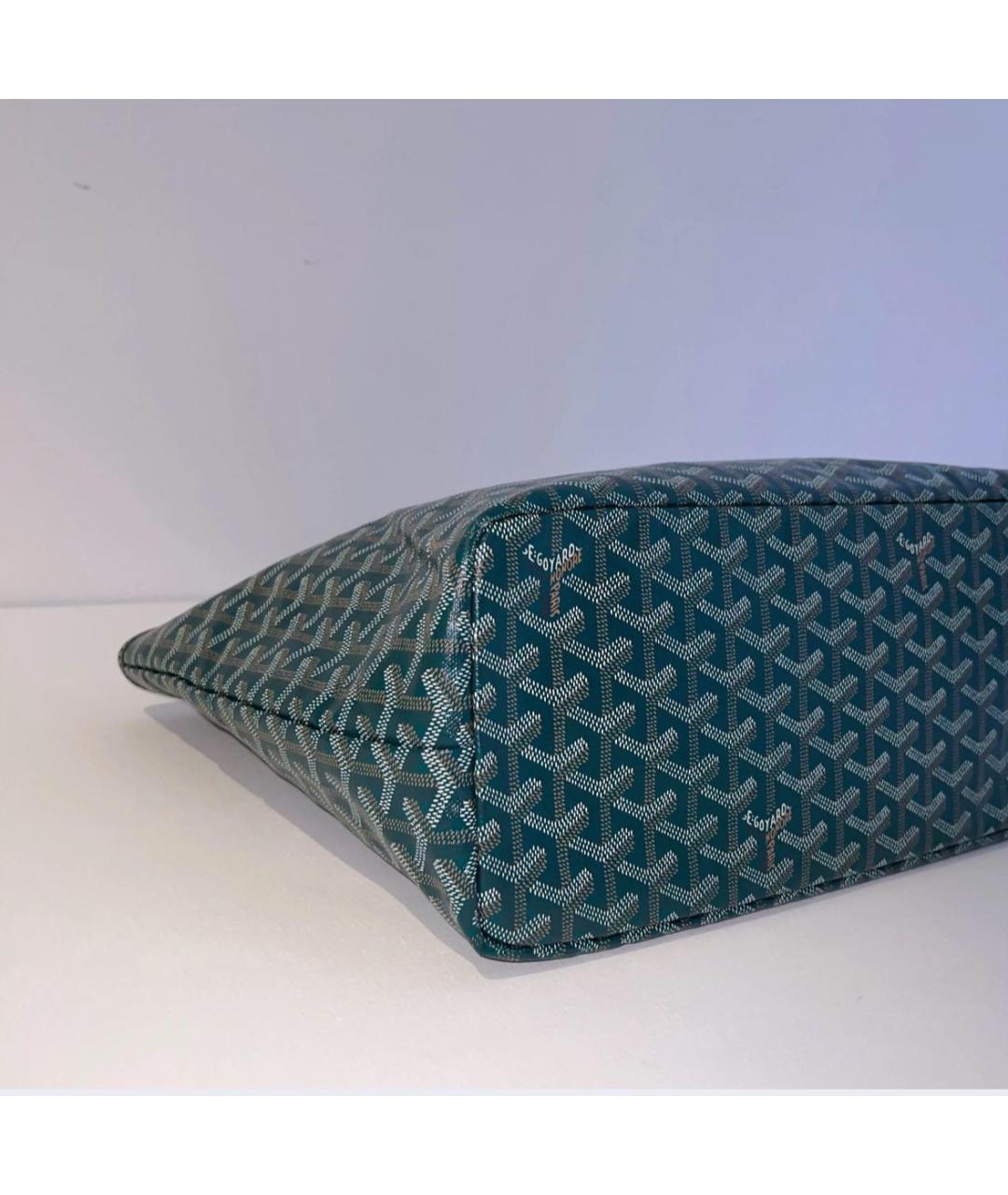 GOYARD Зеленая сумка тоут, фото 3