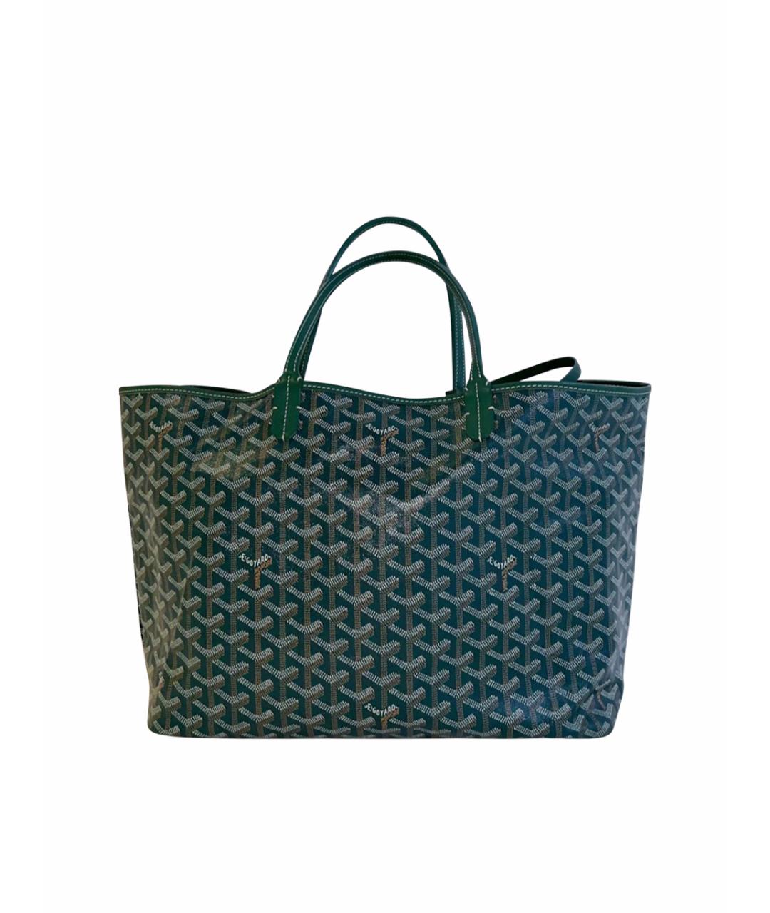 GOYARD Зеленая сумка тоут, фото 1