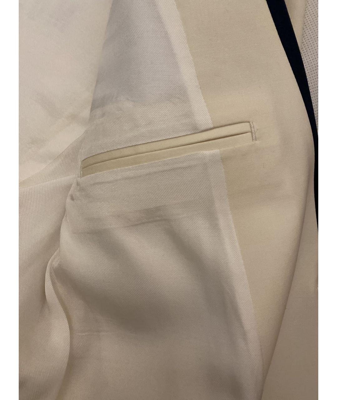 EQUIPMENT Белый шерстяной жакет/пиджак, фото 5