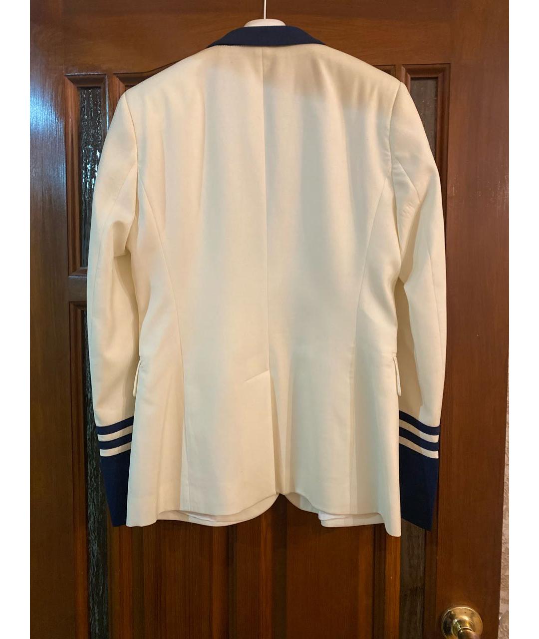 EQUIPMENT Белый шерстяной жакет/пиджак, фото 2