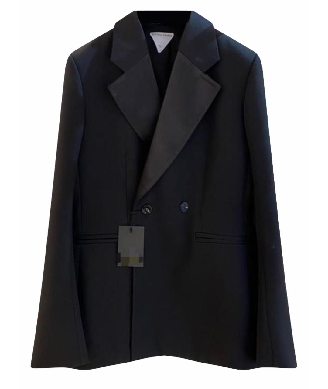 BOTTEGA VENETA Черный шерстяной жакет/пиджак, фото 1