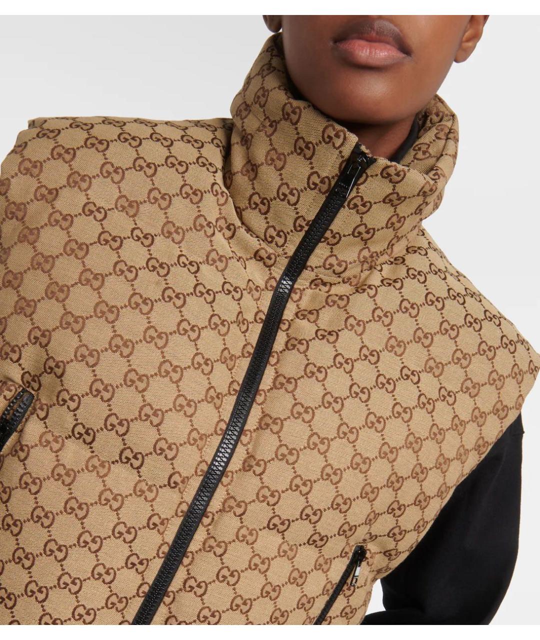 GUCCI Бежевый жилет, фото 3