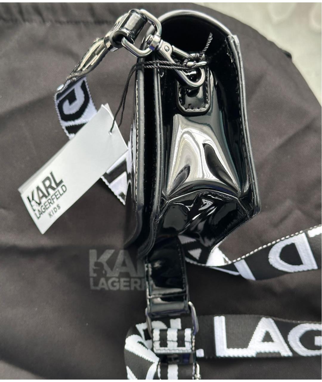 KARL LAGERFELD Черная сумка, фото 6