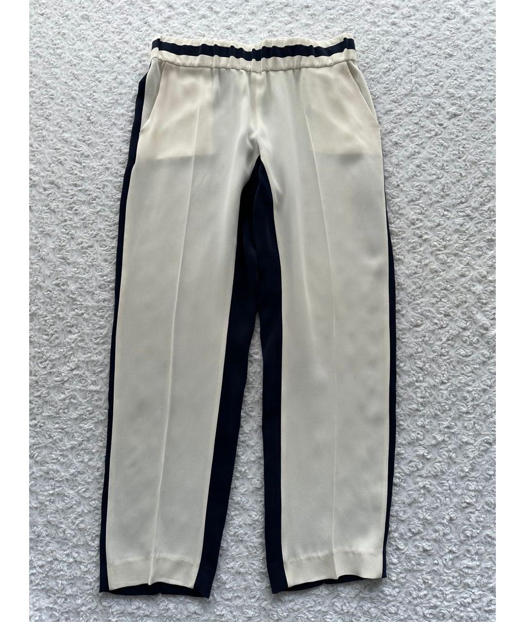 JOSEPH Белые шелковые брюки широкие, фото 9