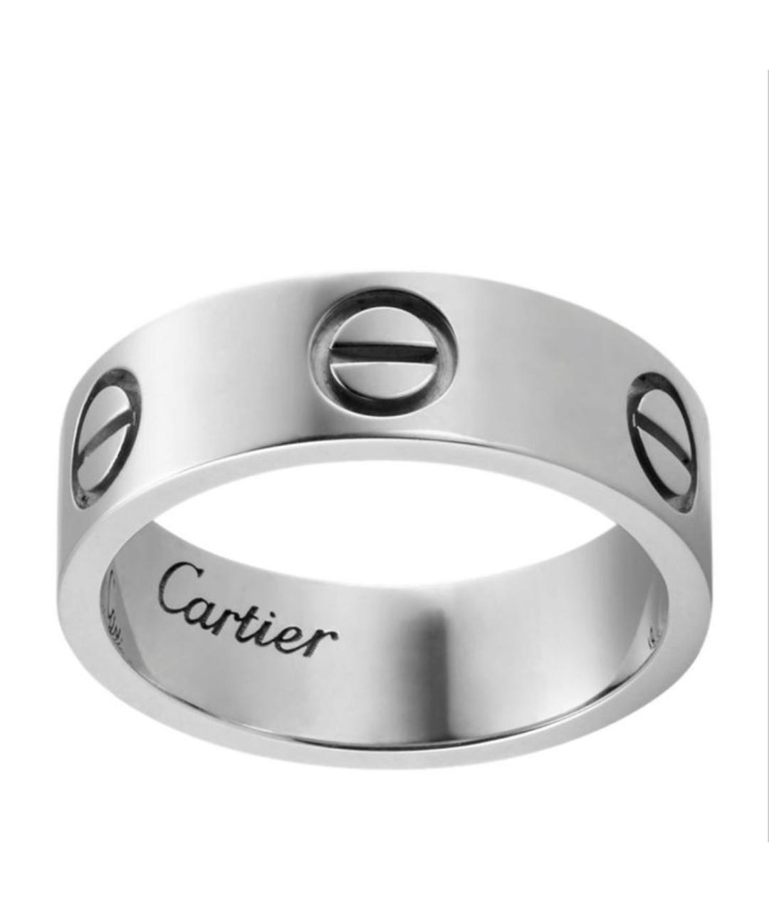 CARTIER Белое кольцо из белого золота, фото 4