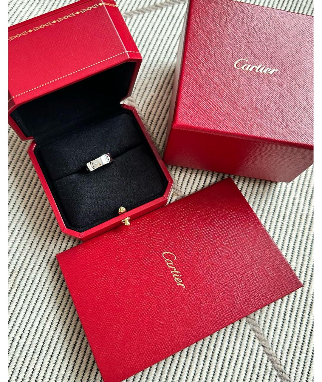 CARTIER Белое кольцо из белого золота, фото 2