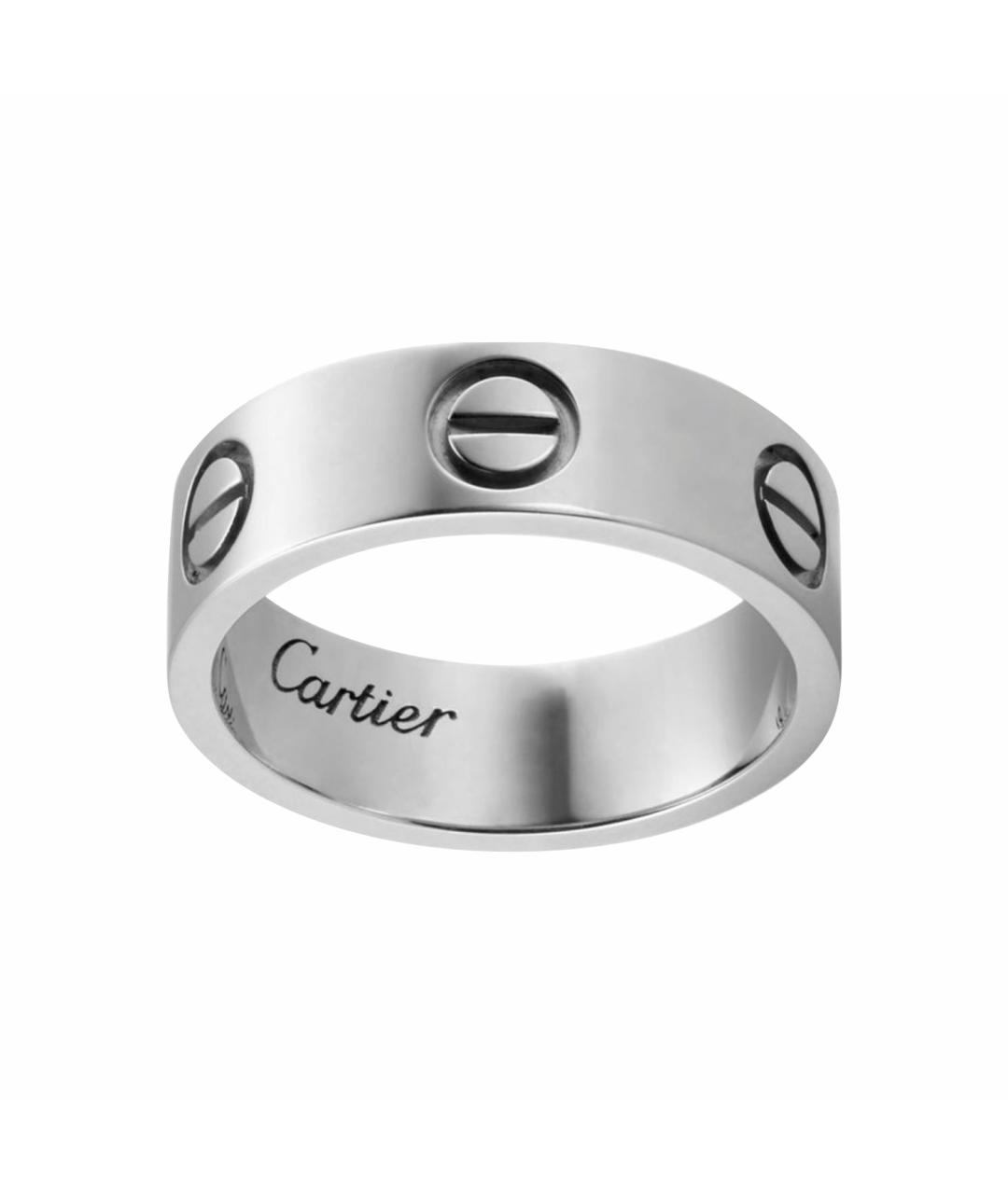 CARTIER Белое кольцо из белого золота, фото 1