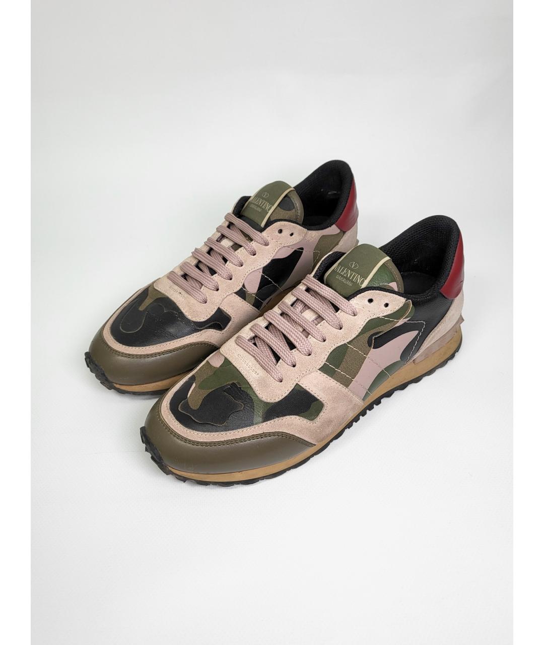 VALENTINO Мульти кожаные кроссовки, фото 2