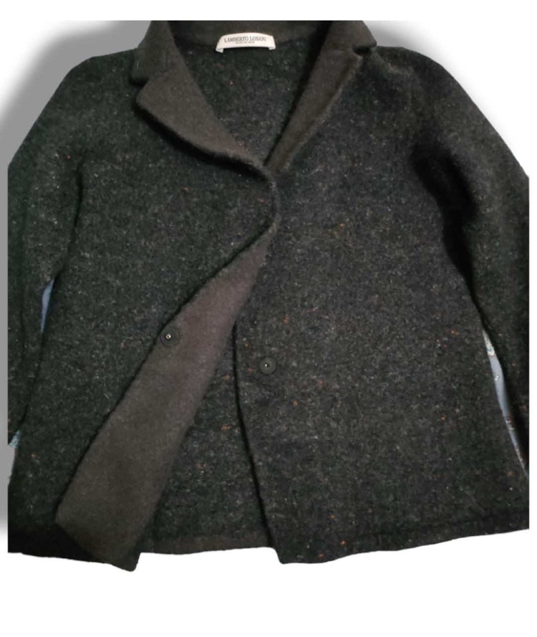 LAMBERTO LOSANI Серый кашемировый джемпер / свитер, фото 3